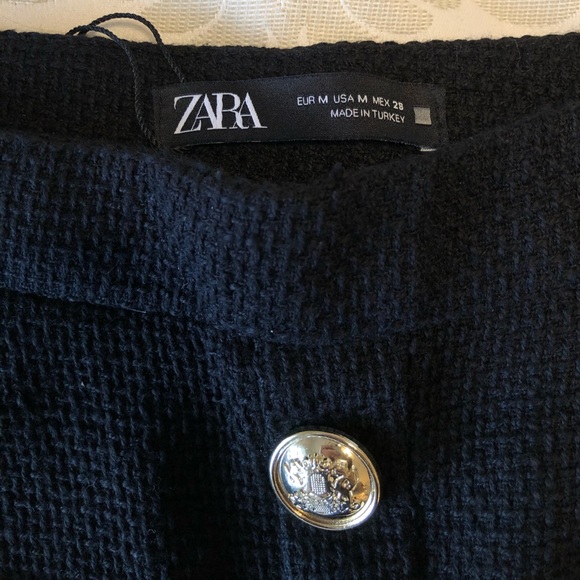 Zara Textured Buttoned Skort - Picture 6 of 10